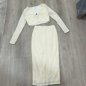 Et Clet Top & Skirt Set; size M